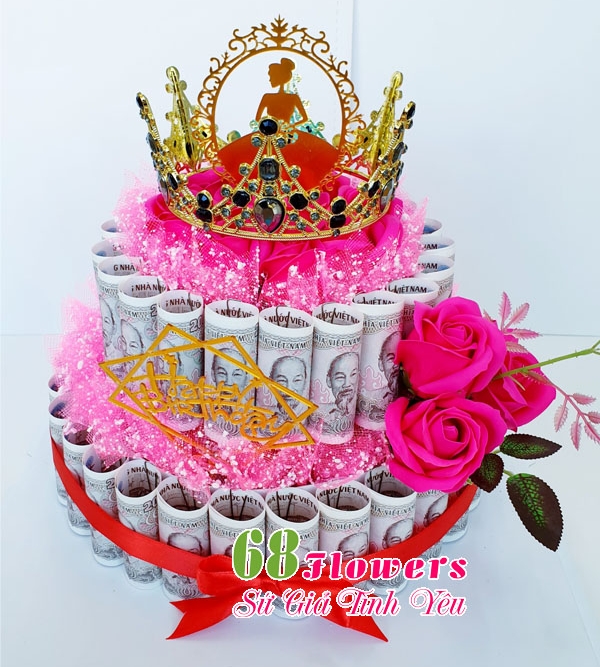 Bánh sinh nhật my queen 2 tầng