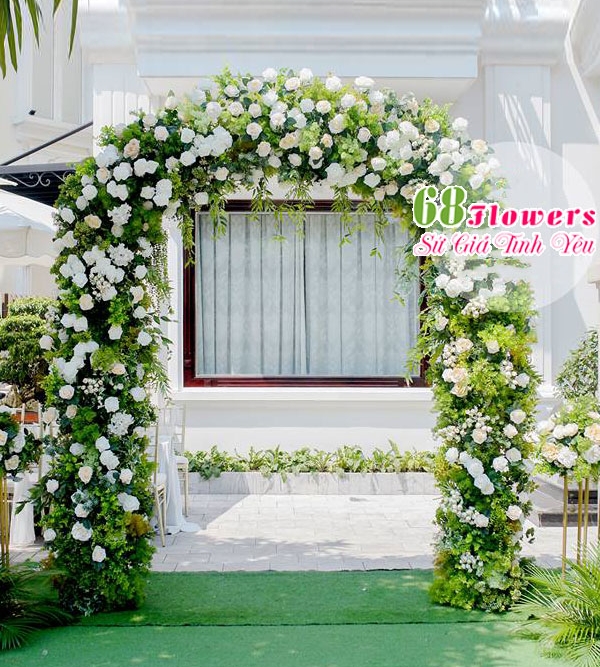 Cổng cưới hoa tươi CH012AC