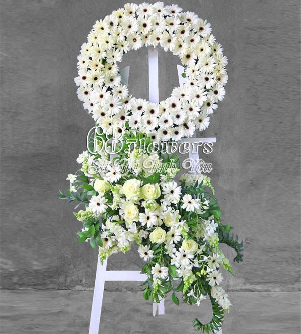 Vòng hoa kính viếng tang lễ an bình
