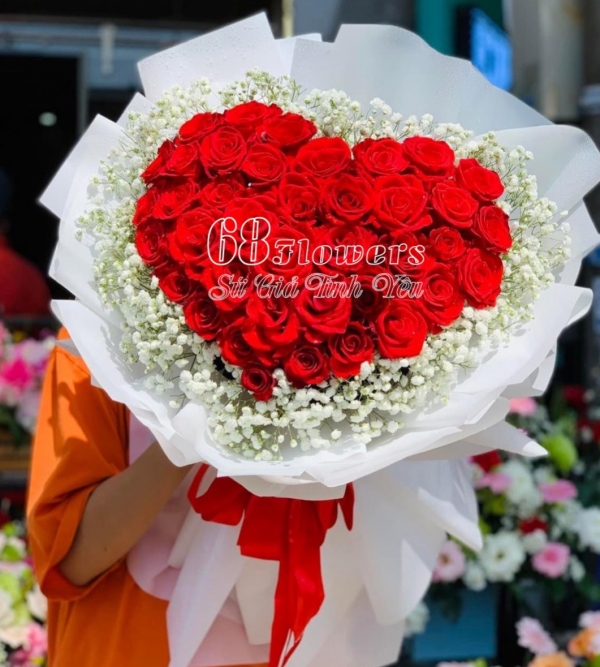 Bó hoa tình yêu chớm nở - TNY013C