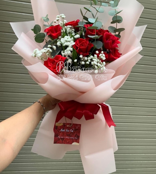 Bó hoa tình yêu dịu ngọt - TNY026F